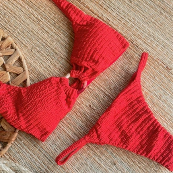 Love Me in Red Bikini