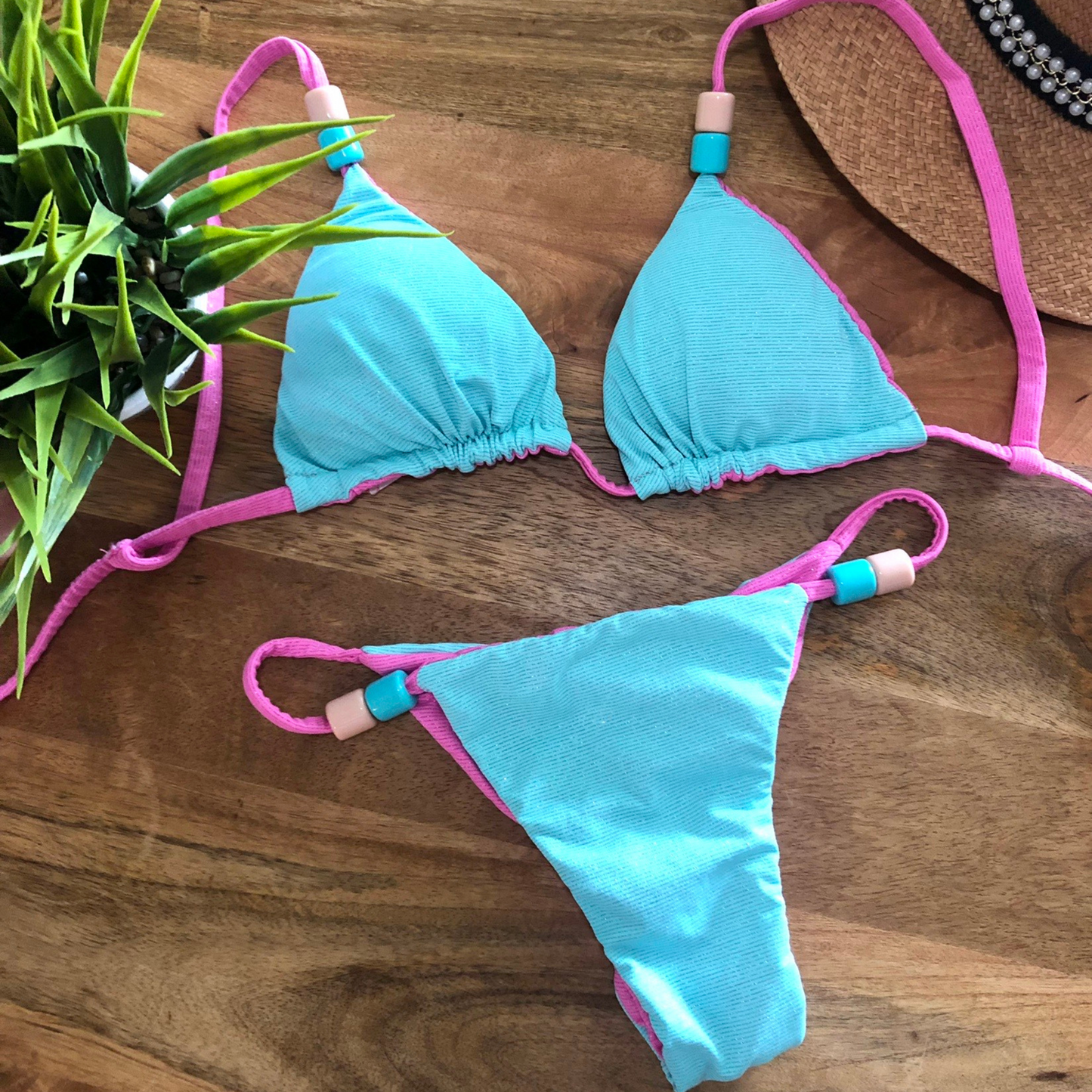 Reversible Cotton Candy Bikini