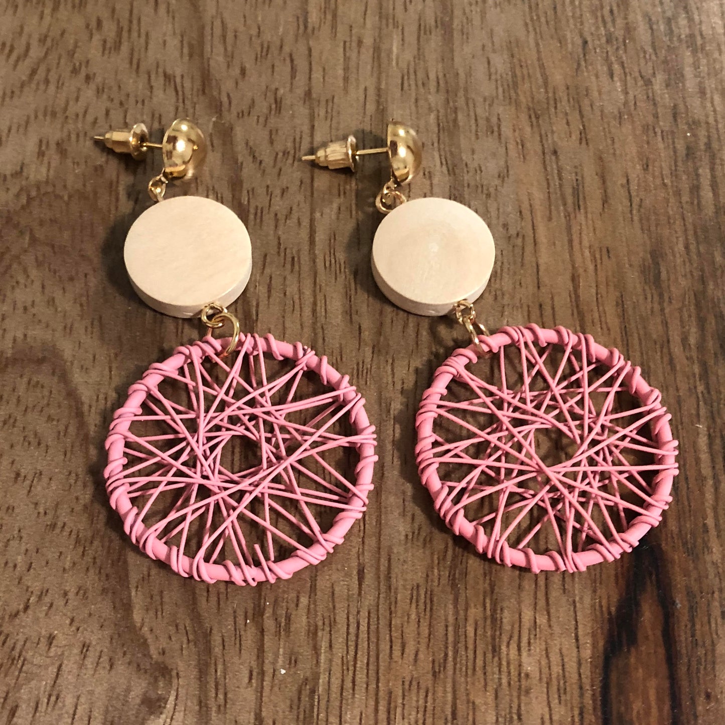 Boho Wood Earrings