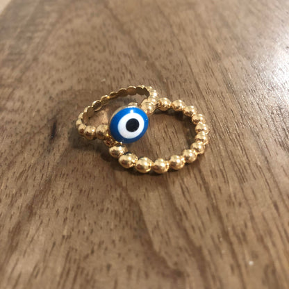 Evil Eye Ring Set