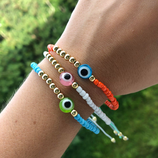 Evil Eye Single Bracelet