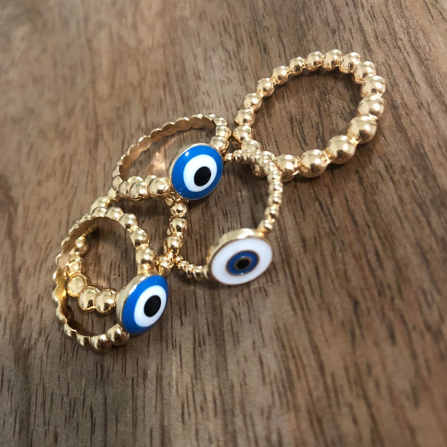 Evil Eye Ring Set